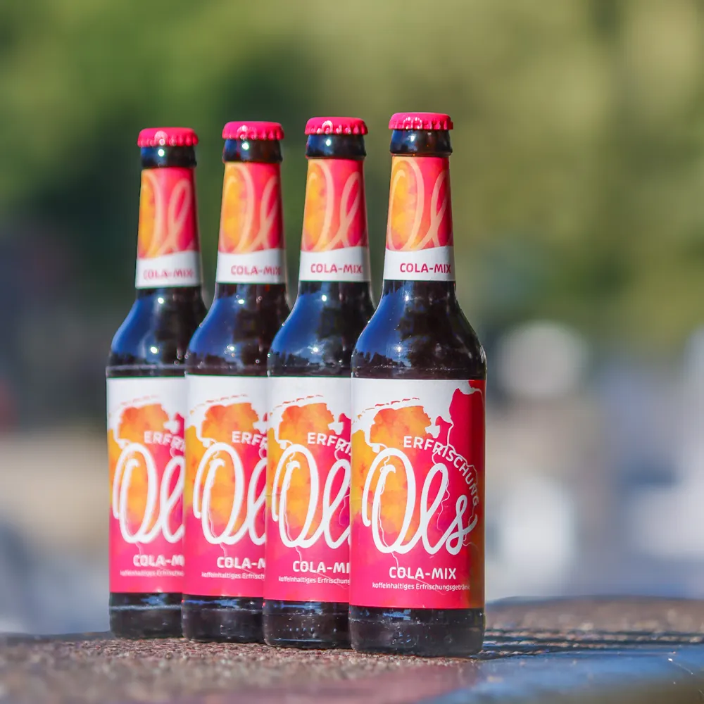 4 Flaschen Ols Cola Mix