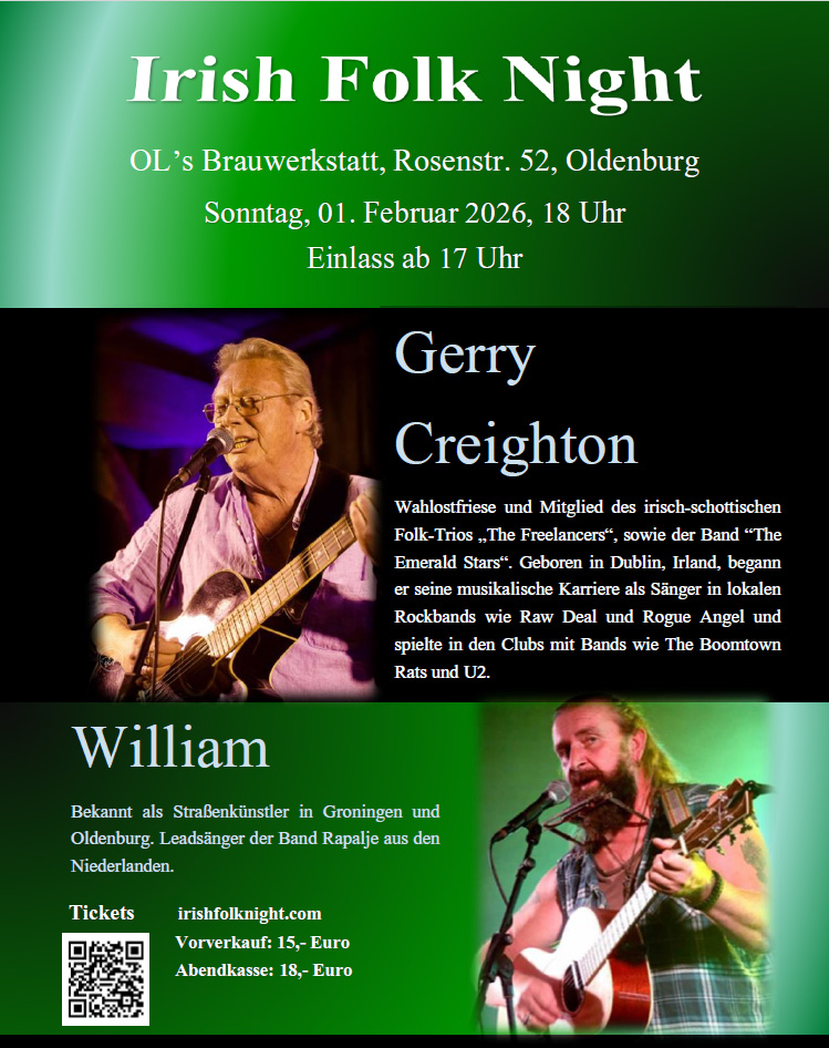 Irish Folk Night Brauwerkstatt