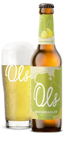 Ols Naturradler Flasche Und Glas