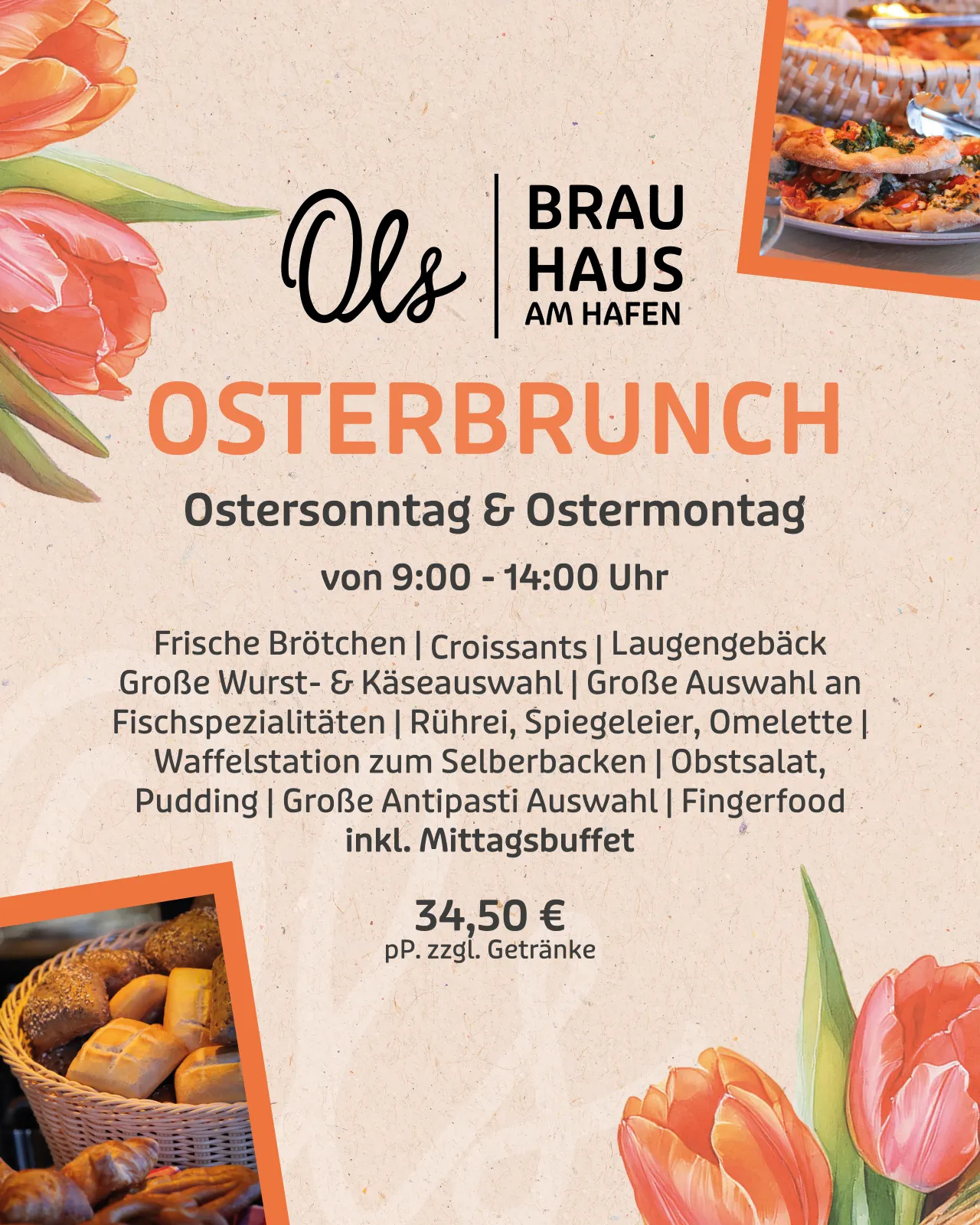 Osterbrunch Ols Brauhaus