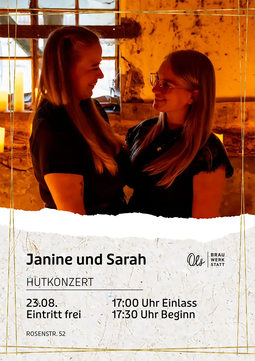 Plakat Janine Und Sarah
