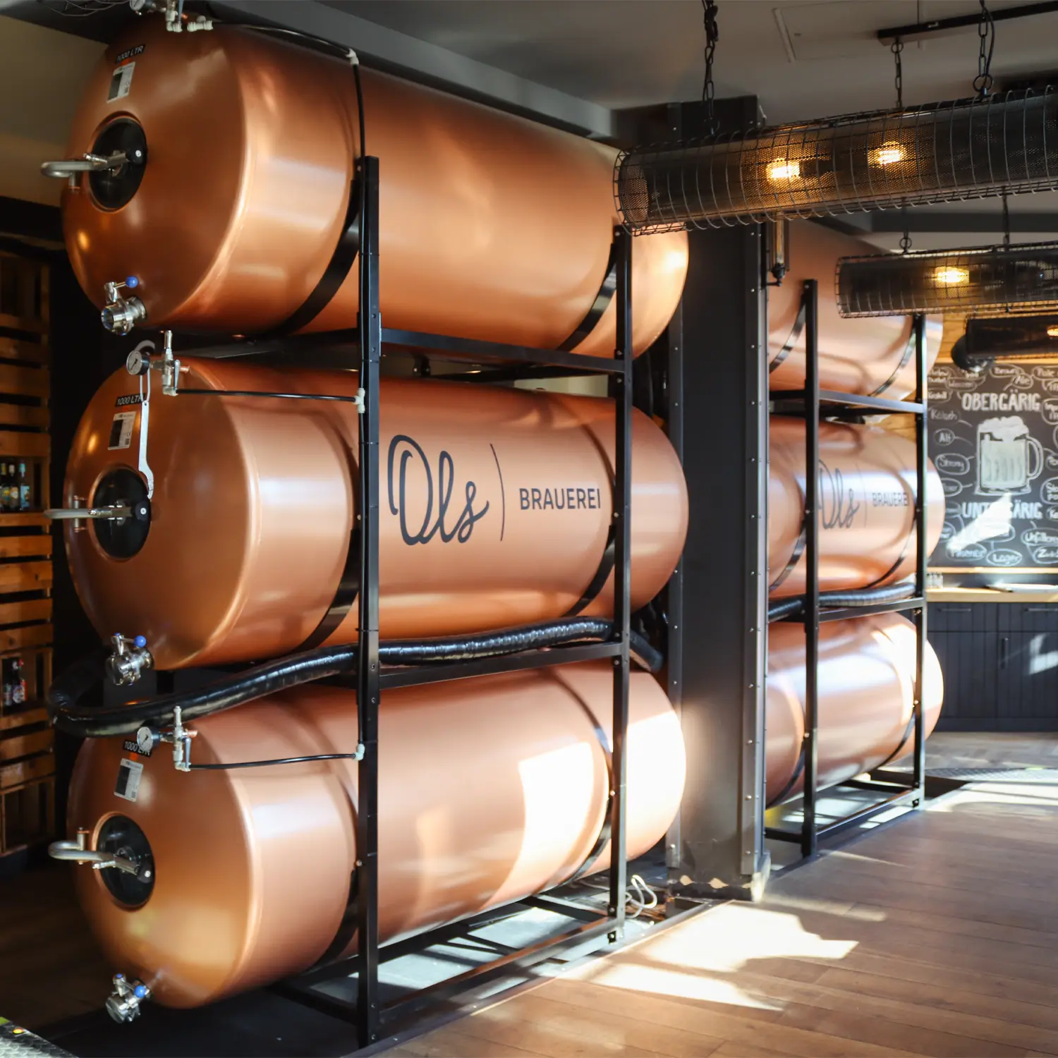 Tankbier Im Ols Brauhaus Am Oldenburger Hafen